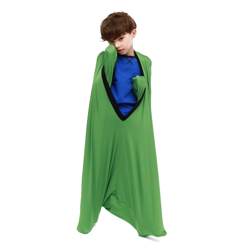 SANHO Dynamic Movement Sensory Body sock Large912 years old56HX28WGood for Height5261Updated VersionOlive Green